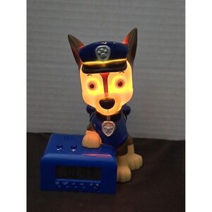 Paw Patrol Chase Night Light And Alarm Clock. Works As It Should